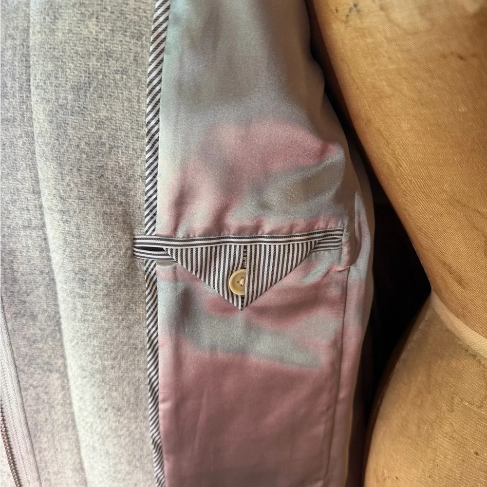 J. Crew Italian Stadium Wool Coat in Heather Dusk Grey - Picture 5 of 10